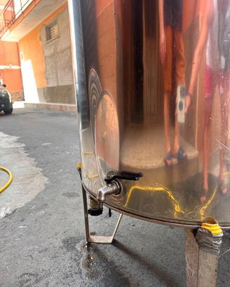 Botte per vino in acciaio inox