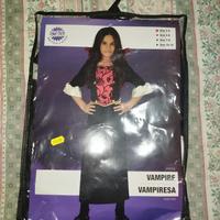 Costume Halloween Carnevale Bambina Vampira 3/4 an
