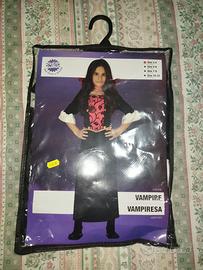 Costume Halloween Carnevale Bambina Vampira 3/4 an