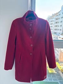 Cappotto Benetton rosso taglia 46IT