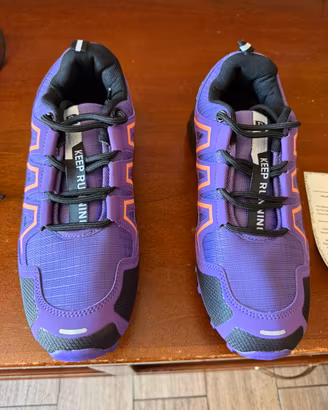 scarpe da trail/running nuove mai usate numero 39