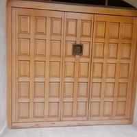 Portone in legno massello ingresso Silvelox