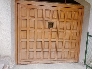 Portone in legno massello ingresso Silvelox