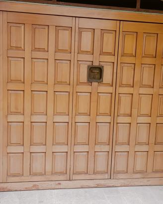 Portone in legno massello ingresso Silvelox