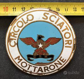 Placca storica primi 900 Mottarone  rarità B-