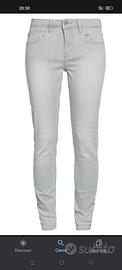 Jeans donna grigio chiaro