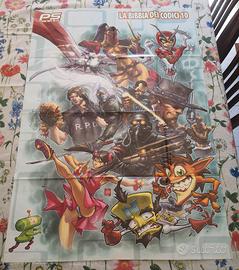 LOTTO DI 2 POSTER PLAYSTATION MAGAZINE VINTAGE