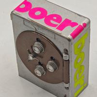 Cassaforte vintage in metallo Polistil