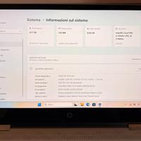HP Pavilion x360 convertible i3 8GB SSD