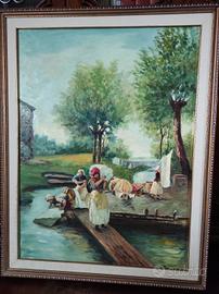 Quadro a olio seconda metà '900