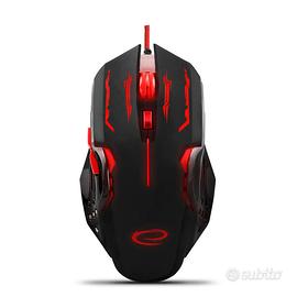mouse EGM403R Esperanza. LED da gioco 6d opt. USB