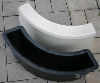 Stampo cemento curvo vialetti cordolo