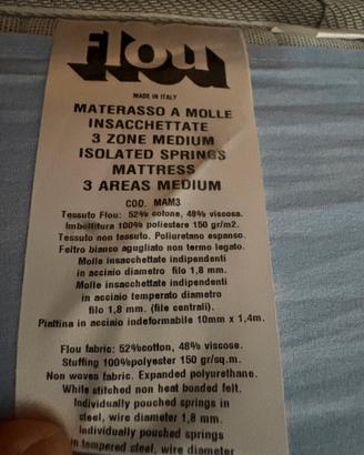 Materasso Flou mod. Mam3  170x200