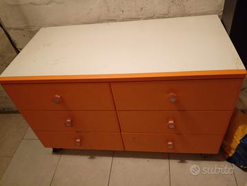 Cassettiera 6 cassetti
