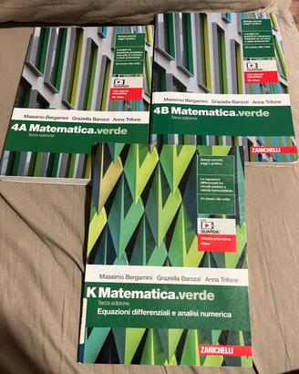 Matematica Verde 4A-4B-K Zanichelli