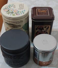 Set 4 barattoli caffè (Illy, Pocket Coffee)Vintage
