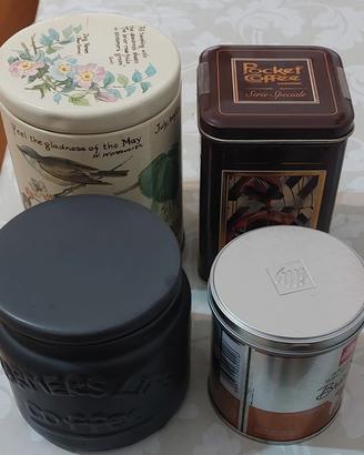 Set 3 barattoli caffè (Illy, Pocket Coffee)Vintage