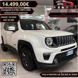Jeep Renegade 2.0 Mjt 140CV 4WD Active Drive Longi