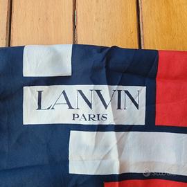 Lanvin Paris sciarpa in pura seta