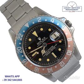 ROLEX GMT Master 1675 Cornino glossy silver 1962's