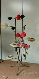 lampada porta candele vintage 