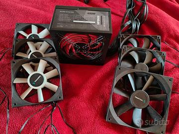 alimentatore 650w mars gaming + lotto ventole