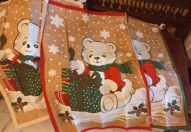 Set di 3 strofinacci/asciugapiatti cucina NATALIZI