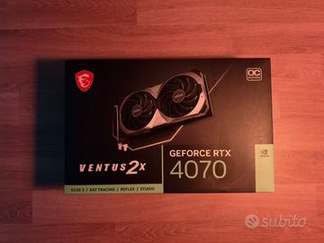 Nvida RTX 4070 MSI Ventus 2x