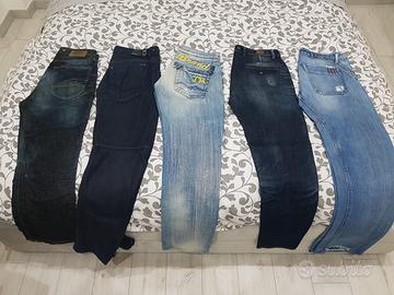 5 jeans di varie marche tg.46,5 (tg 31)