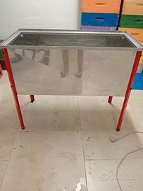 banco per disopercolare acciaio inox