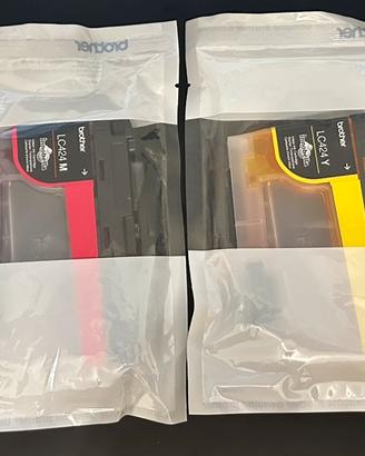 Set cartucce orig. Brother LC424 BK C M Y sigillat