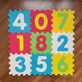 Tappeto Prenatal puzzle  per bambini “numeri”