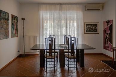 Tavolo di design GIORGETTI linea GALLERY + 4 sedie