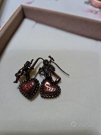 Orecchini MiSS SIXTY cuore con scritta