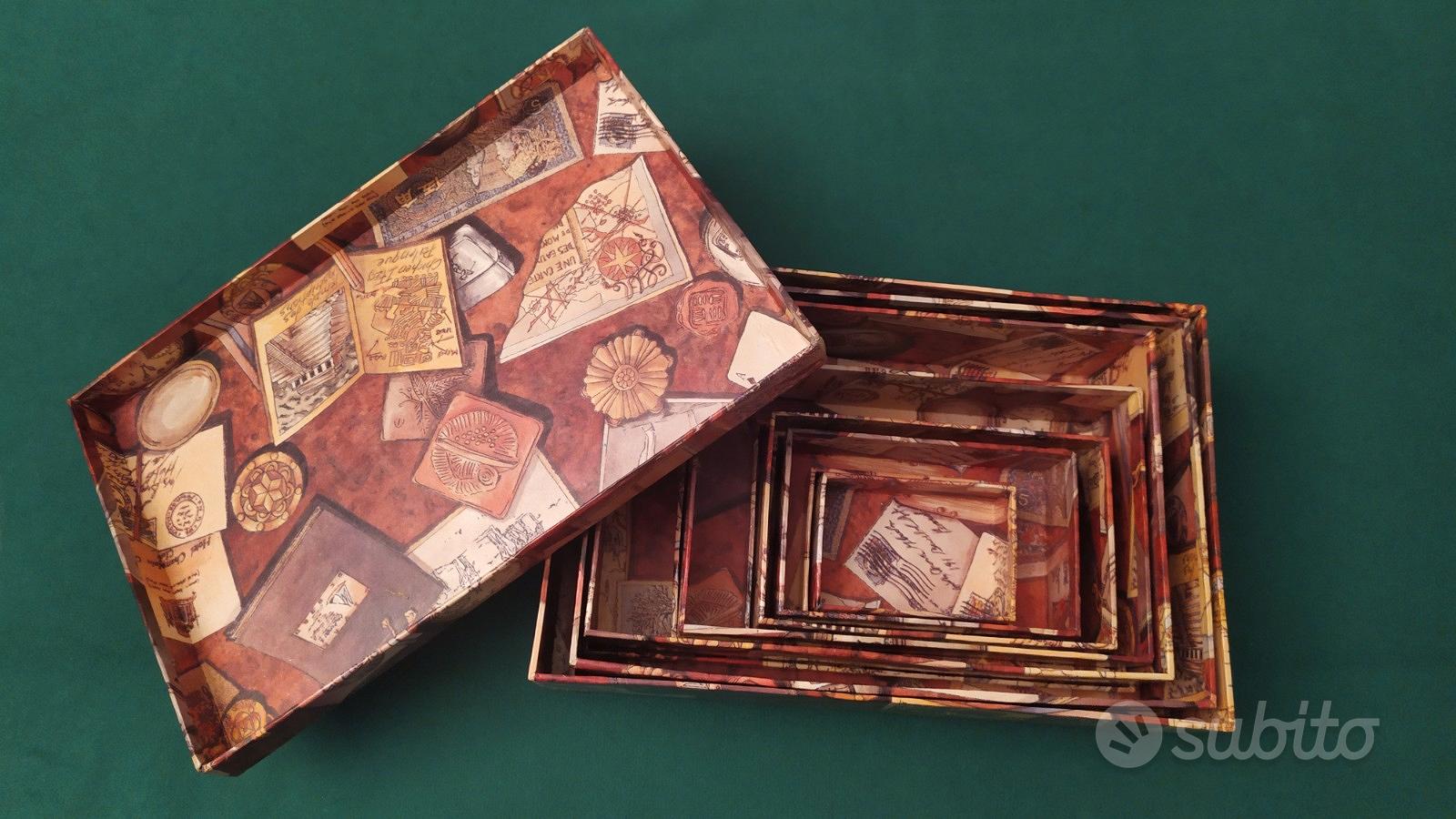 Set scatole d'epoca matrioska - Giardino e Fai da te In vendita a Roma