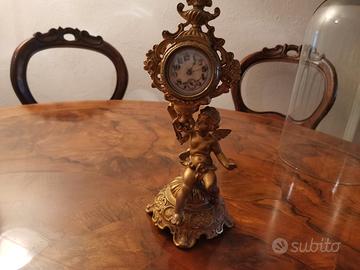 Orologio dorato da tavolo fine '800