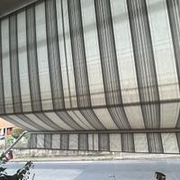 Tenda da sole a caduta con guide laterali