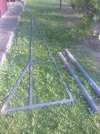 stanga a bandiera in ferro