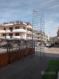 Trabattello base 120x200 alto 9.50 metri