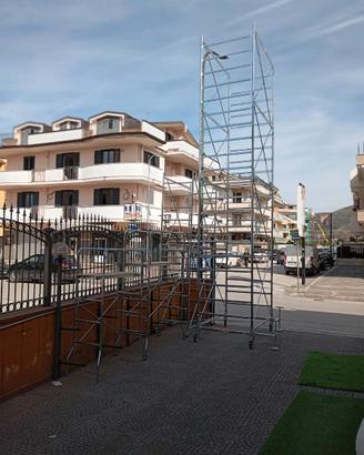 Trabattello base 120x200 alto 9.50 metri