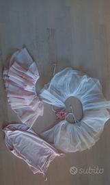 Set danza classica, body, 2 tutù, fermacapelli