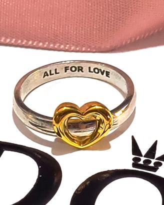 Anello con cuore della Pandora in argento 925