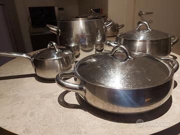 batteria di pentole induz. ALESSI mamy SG100S7