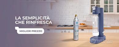 GASATORE ACQUA COMPRESA BOMBOLA DA 450 GRAMMI C02