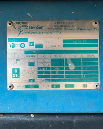 Generatore di corrente 30kw