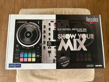 mix Hercules djcontrol  inpulse 500 silver edition