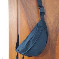 Marsupio Sportivo Nero - Nuovo con Doppia Cerniera