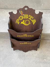 Portalettere Da Parete In Legno Vintage Portaposta