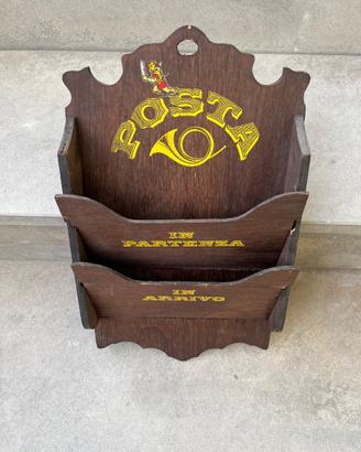 Portalettere Da Parete In Legno Vintage Portaposta