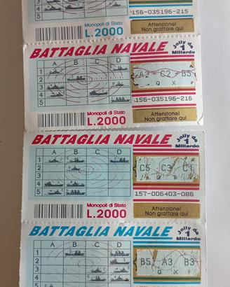H 17  BIGLIETTI GRATTA E VINCI USATI 
